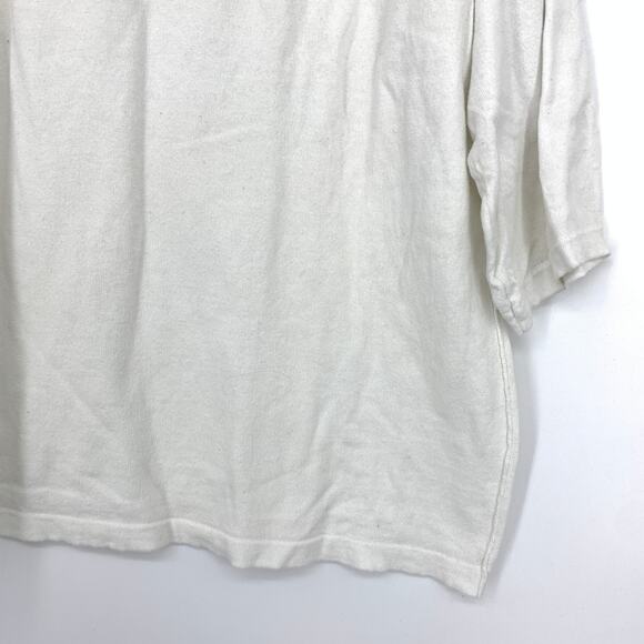 Weekends By Chicos 3/4 Sleeve Knit Top Womens Size 2 US L White - Picture 4 of 4